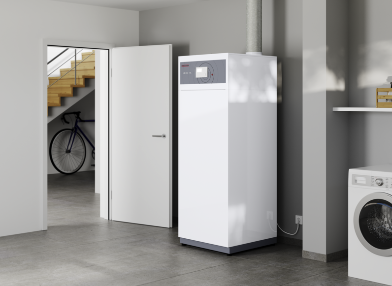 Stiebel Eltron LWA 252 electronic warmtepompboiler sfeerfoto