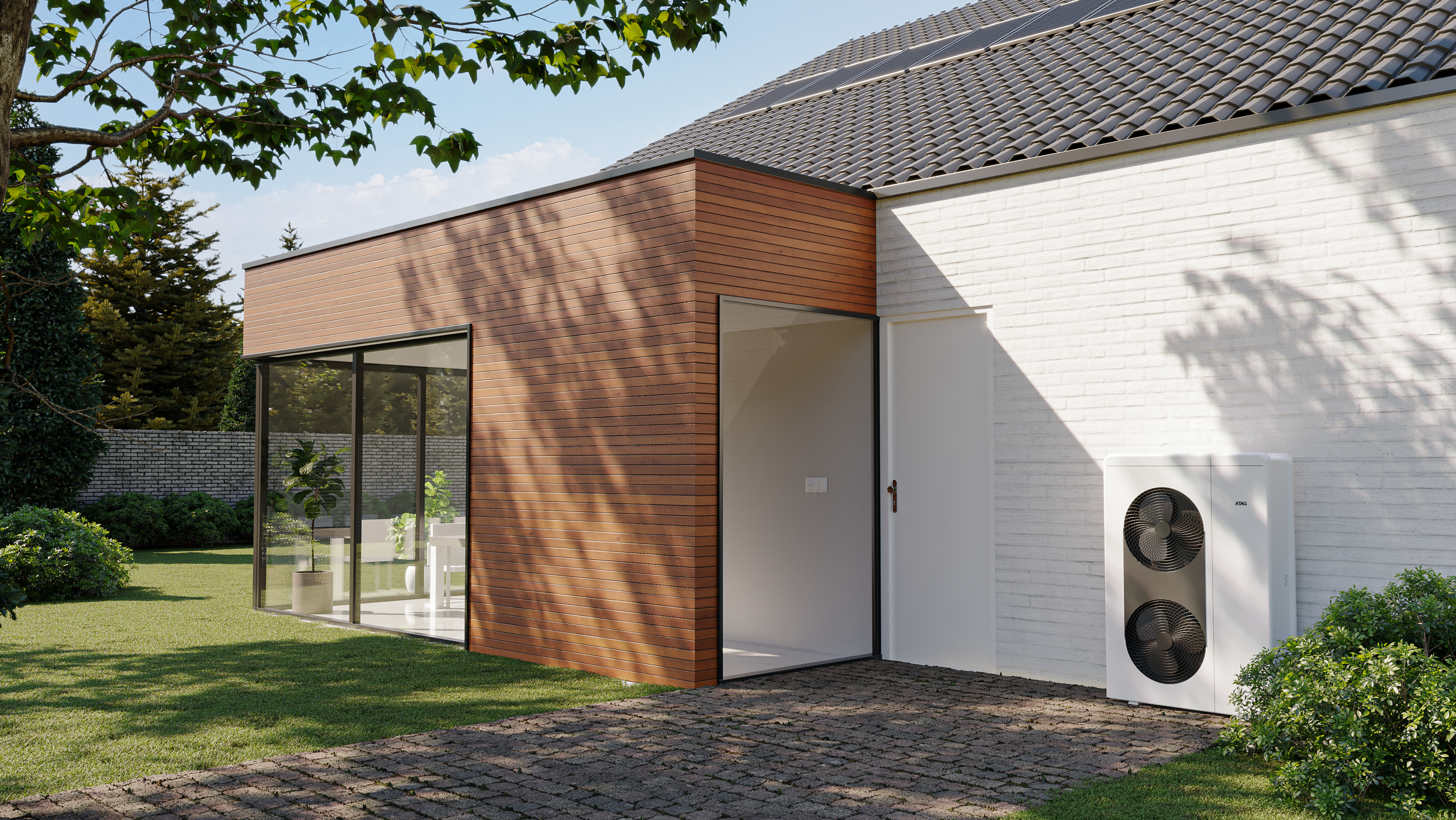Atag warmtepomp vind je bij Hybrideggiant