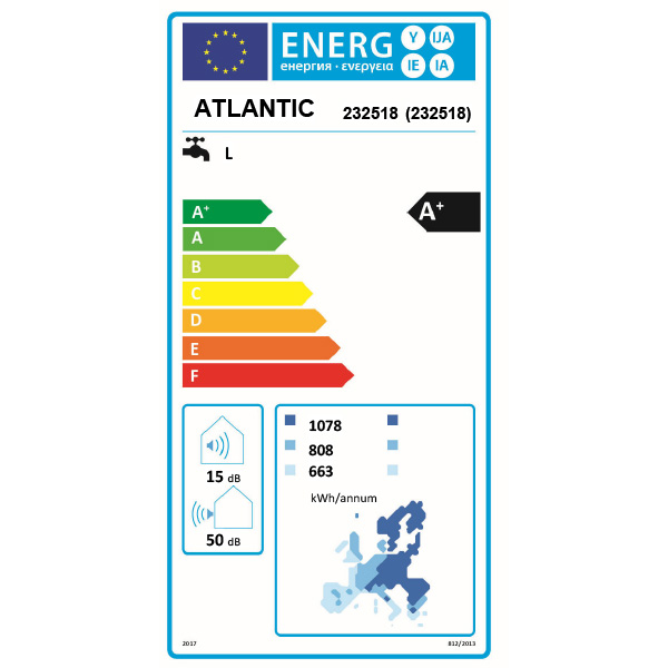 Atlantic Calypso Split V3 150 liter ERP