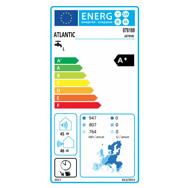 Atlantic Calypso VM 150 liter ERP